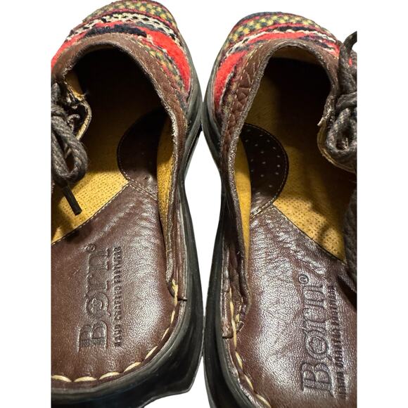 Born Slip Ons Multicolored and Leather Size 8 - Picture 4 of 11